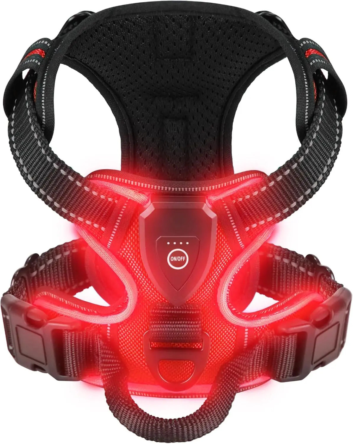 Rechargeable LED Glowing Luminous Dog Harnesses
