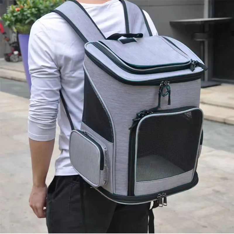 CozyPaws Expandable Pet Backpack