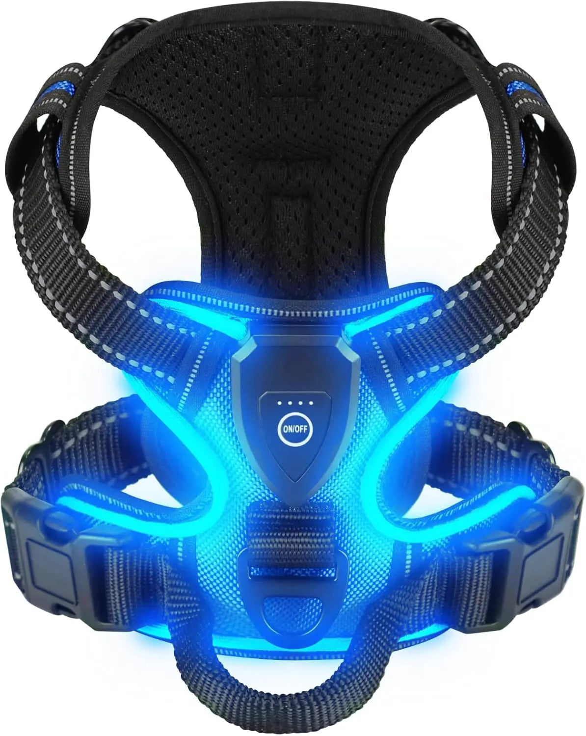Rechargeable LED Glowing Luminous Dog Harnesses
