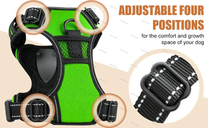 Rechargeable LED Glowing Luminous Dog Harnesses