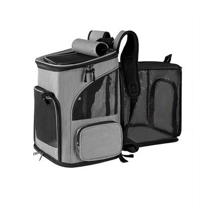 CozyPaws Expandable Pet Backpack
