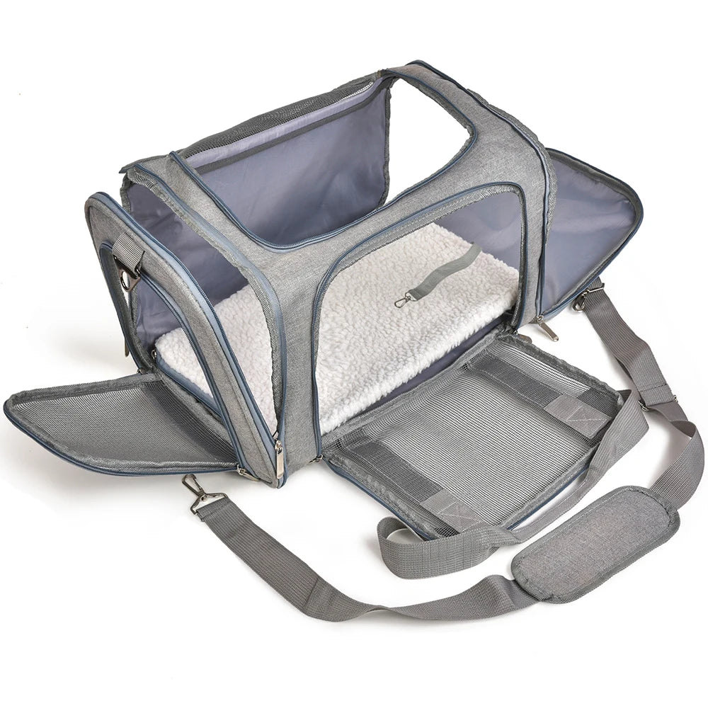 Small Dog/Cat Soft Backpack Carrier - Airline Approved