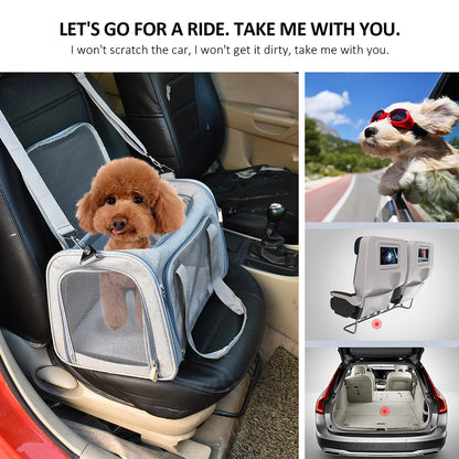Small Dog/Cat Soft Backpack Carrier - Airline Approved