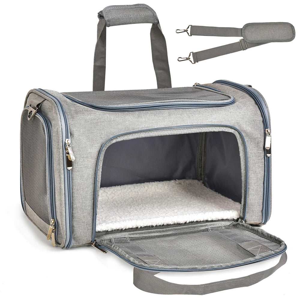 Small Dog/Cat Soft Backpack Carrier - Airline Approved