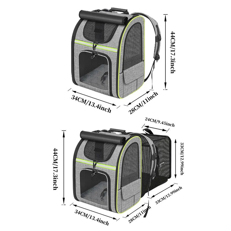 Expandable Cat Backpack Adventure