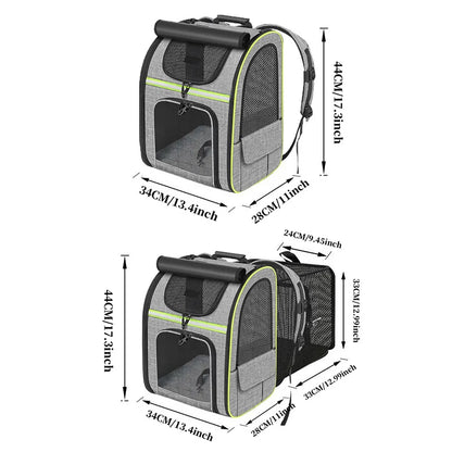 Expandable Cat Backpack Adventure
