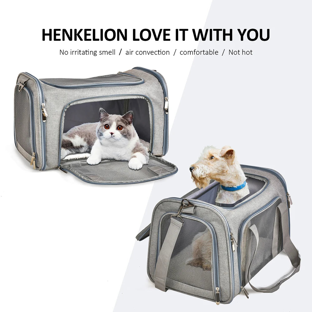 Small Dog/Cat Soft Backpack Carrier - Airline Approved