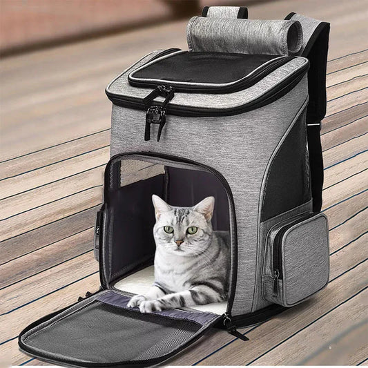 CozyPaws Expandable Pet Backpack